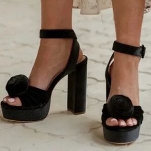 ANTONIO MELANI Black Platform Shoes